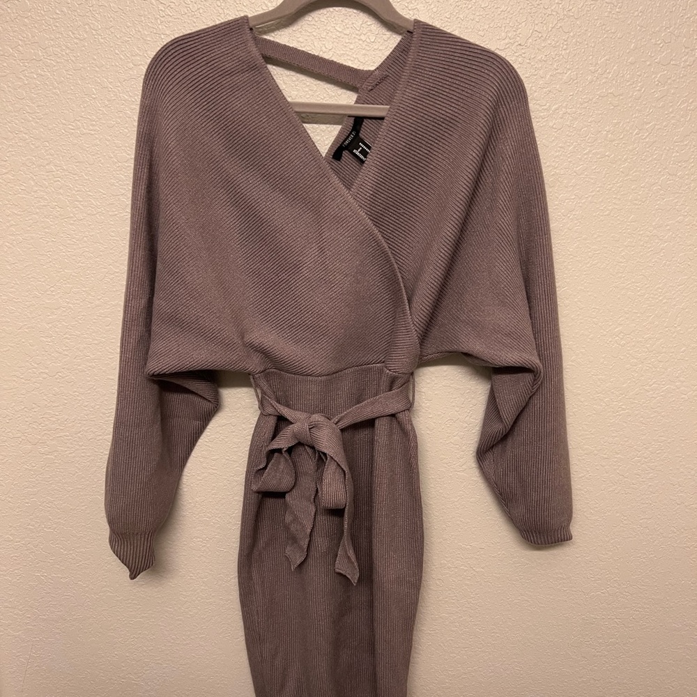 Forever 21 Sweater Knit Wrap Dress
